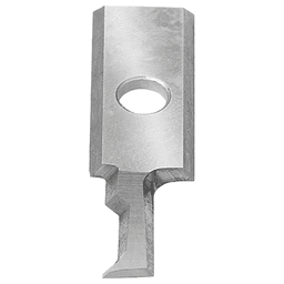 RCK-438 5.5mm - 6.5mm Solid Carbide Insert Double Chamfer Knife for In-Groove System
