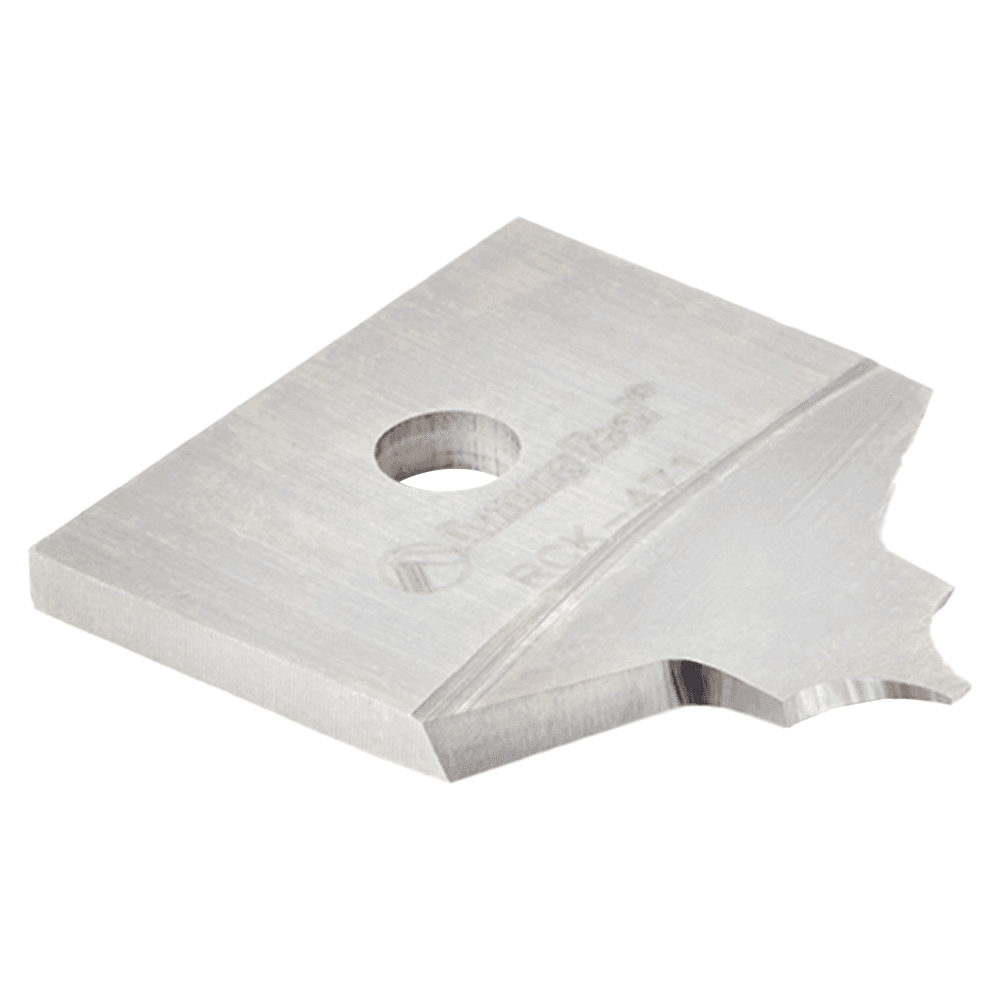RCK-471 7/8" x 1/8" Radius Solid Carbide Insert Knife for Tru Point Roundover Insert CNC System