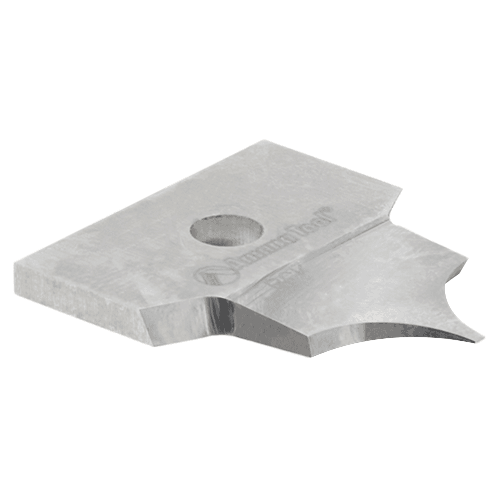 RCK-473 7/8" x 1/4" Radius Solid Carbide Insert Knife for Tru Point Roundover Insert CNC System