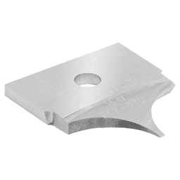 RCK-475 7/8" x 3/8" Radius Solid Carbide Insert Knife for Tru Point Roundover Insert CNC System