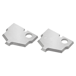 Solid Carbide Traditional MDF/Wood Plunge Form Insert Knives for RC-2483 (2 Pieces)