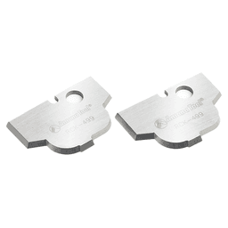 Solid Carbide Classical Cove MDF/Wood Plunge Form Insert Knives for RC-2499, Pair of 2