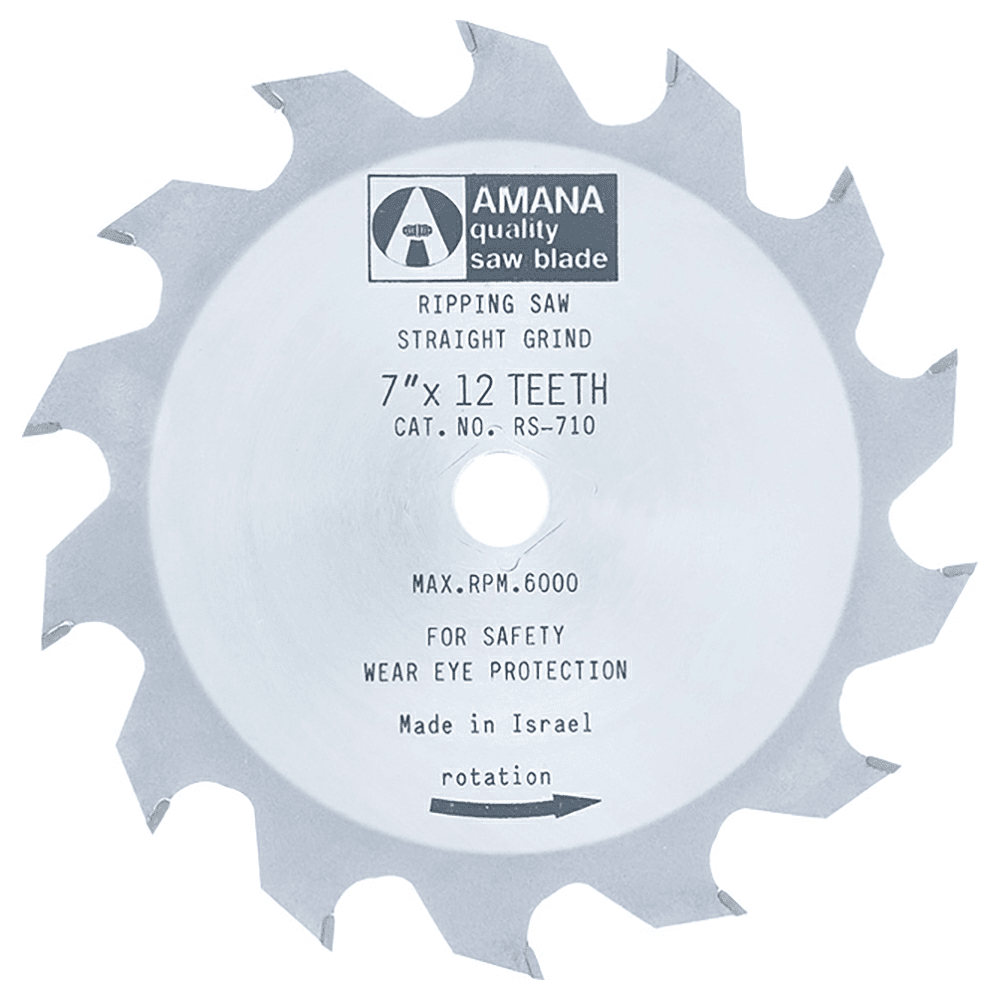 7" x 12 Teeth Ripping Circular Saw Blade