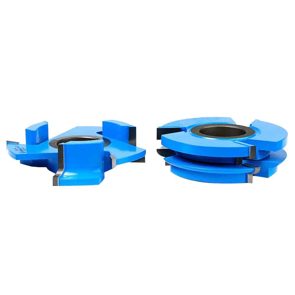 3-9/16" x 15/64" Radius 3-Wing Stile/Rail Concave Cabinet Door Cutter Set