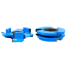 3-9/16" x 15/64" Radius 3-Wing Stile/Rail Concave Cabinet Door Cutter Set