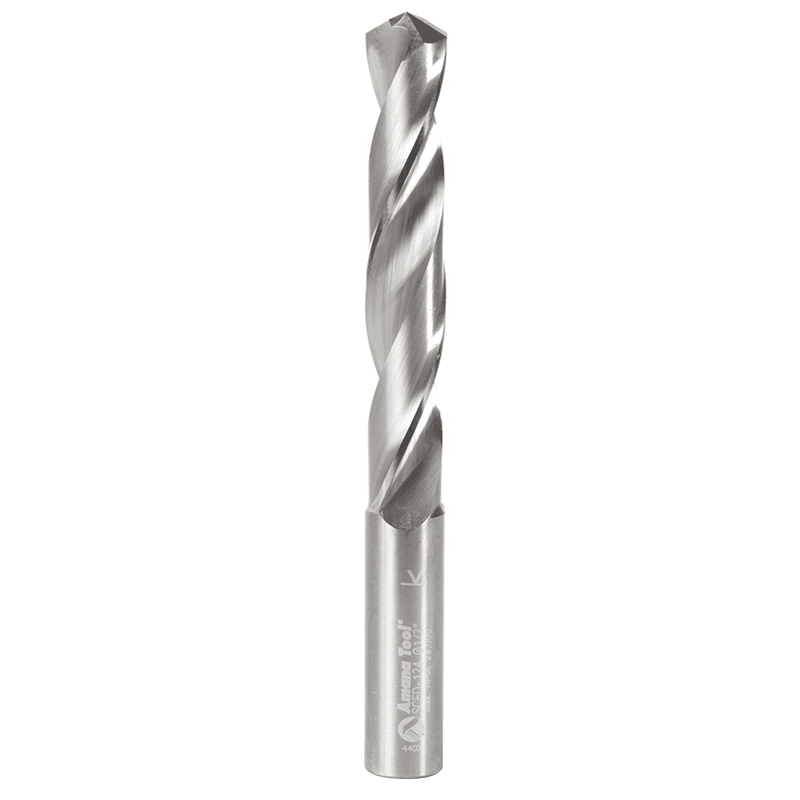 1/2" x 4-3/4" CNC 4-Facet 118° Drill Point Bit, 1/2" Shank