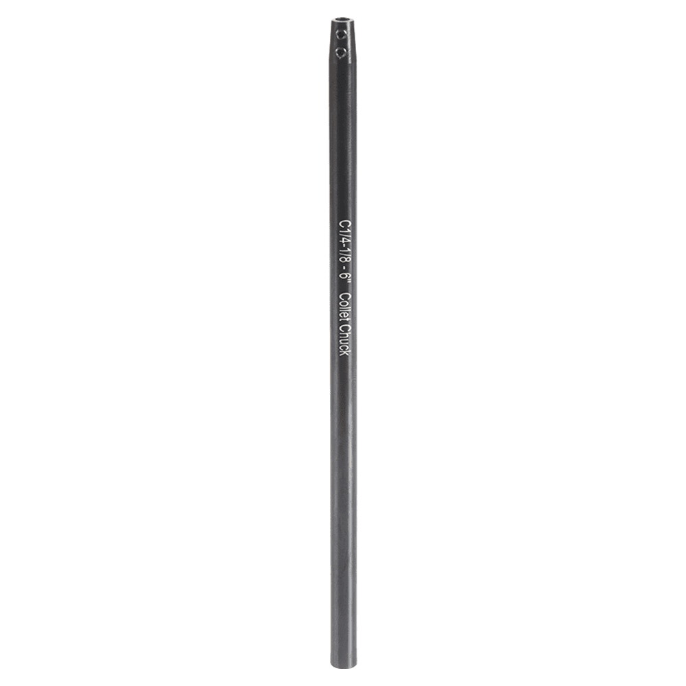 6" Length x 1/8" Inner Dia CNC Narrow Reach Tool Holder Extension, 1/4" Shank