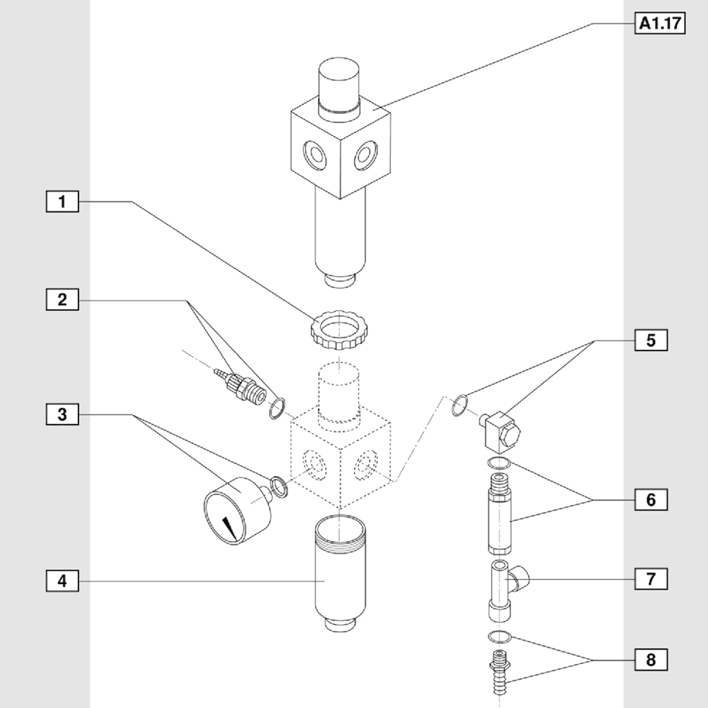 1/4" Barbed Air Connector