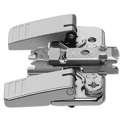 Clip Cam Adjustable Wing Mounting Plate, Nickel-Plated, Inserta, 0mm
