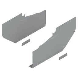 Aventos HS Large Cover Cap Set, Light Gray