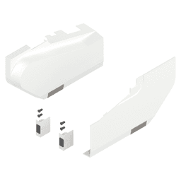 Aventos HS Large Cover Cap Set for Servo-Drive, Silk White