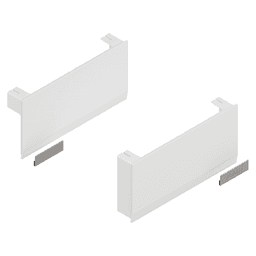 Aventos HK Top Stay Lift Cover Cap Set, Nylon, Silk White