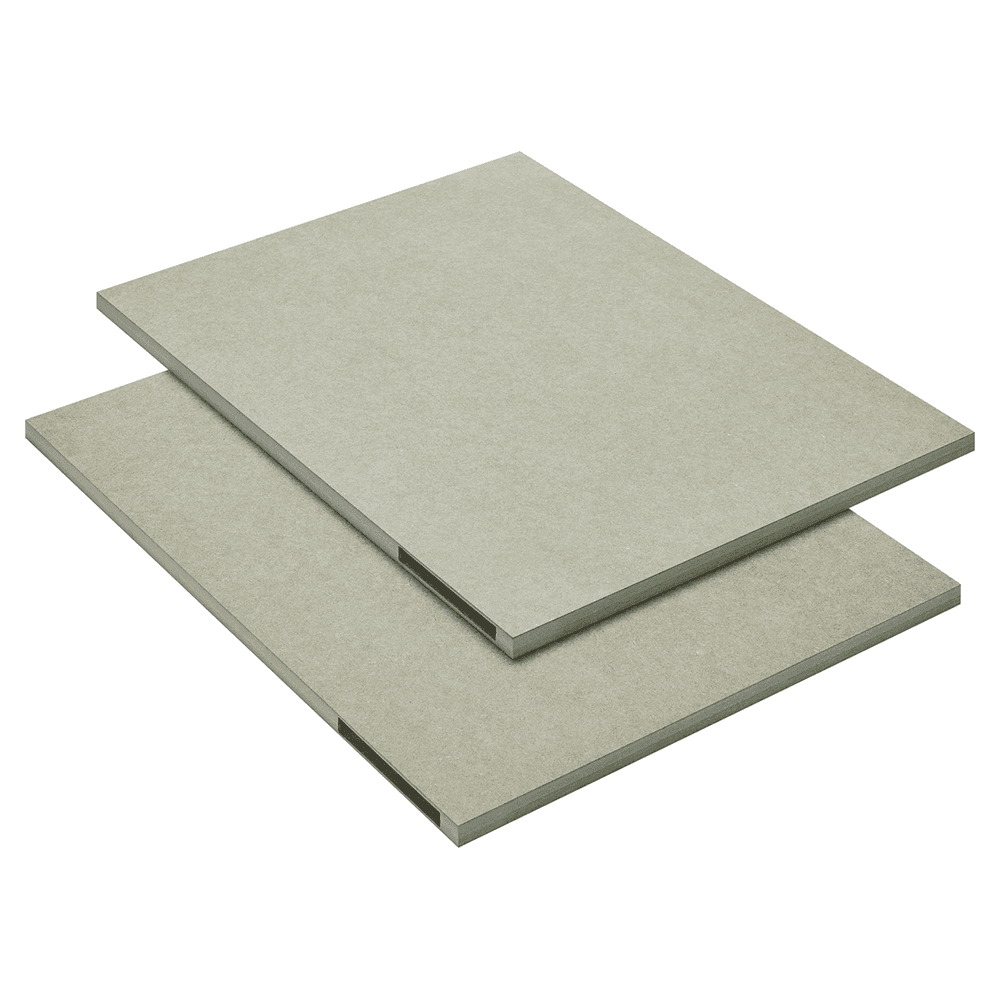 600mm Pre-Milled 2 Raw Board Set, Natural