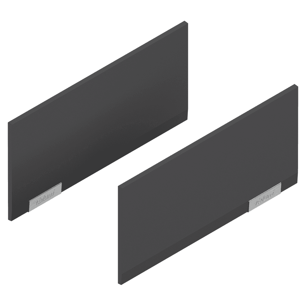 Aventos HKi Lift Mechanism Plain Cover Cap, Dark Gray