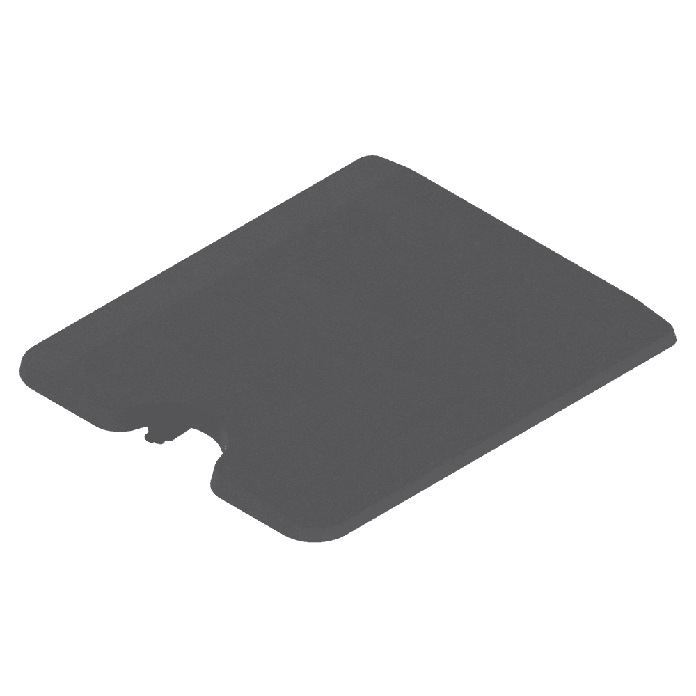 Compact Clip Small Hinge Arm Cover Cap, Deep Gray