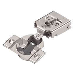 Compact 30C2 105° Opening Wrap-Around Face Frame Hinge, 45mm Boring Pattern, Soft-Closing, 5/8" Overlay, Screw-On