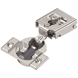 COMPACT CLIP 30C2 105° Opening Wrap-Around Face Frame Hinge,45mm Borin Pattern, Soft-Closing, 3/4" Opening, Screw-On