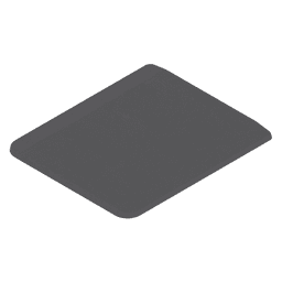 Compact Clip Large Hinge Arm Cover Cap, Deep Gray