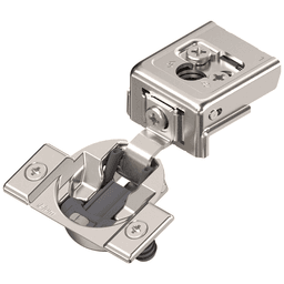 COMPACT CLIP 31C3 110° Opening Wrap-Around Face Frame Hinge,45mm Borin Pattern, Soft-Closing, 1" Opening, Press-In