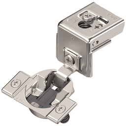 COMPACT CLIP 31C3 110° Opening Wrap-Around Face Frame Hinge,45mm Borin Pattern, Soft-Closing, 1-1/2" Opening, Press-In