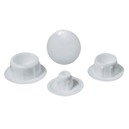 Cover Cap for 10mm Hole, White