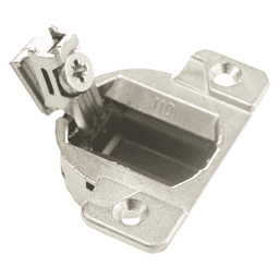 Compact 33 110° Opening Wrap-Around Face Frame Hinge, 45mm Boring Pattern, Self-Closing, Dowelled