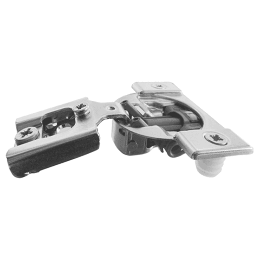 Compact 38N 105° Opening Wrap-Around Face Frame Hinge, 45mm Boring Pattern with BLUMOTION Soft-Closing, 5/8" Overlay, Dowelled