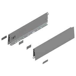 Merivobox Drawer Profile M-Height 91mm, Indium Gray Matte, 400mm