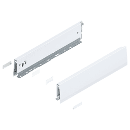 Merivobox Drawer Profile M-Height 91mm, Silk White Matte, 400mm