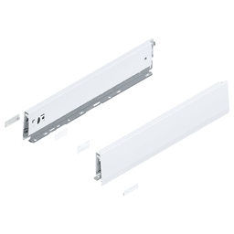 Merivobox Drawer Profile M-Height 91mm, Silk White Matte, 450mm