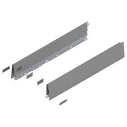 Merivobox Drawer Profile M-Height 91mm, Indium Gray Matte, 550mm
