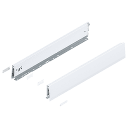 Merivobox Drawer Profile M-Height 91mm, Silk White Matte, 550mm