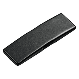 Clip Plain Hinge Straight Arm Cover Cap, Onyx Black