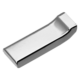 Clip Top 95° Plain Hinge Cranked Arm Cover Cap, Nickel-Plated