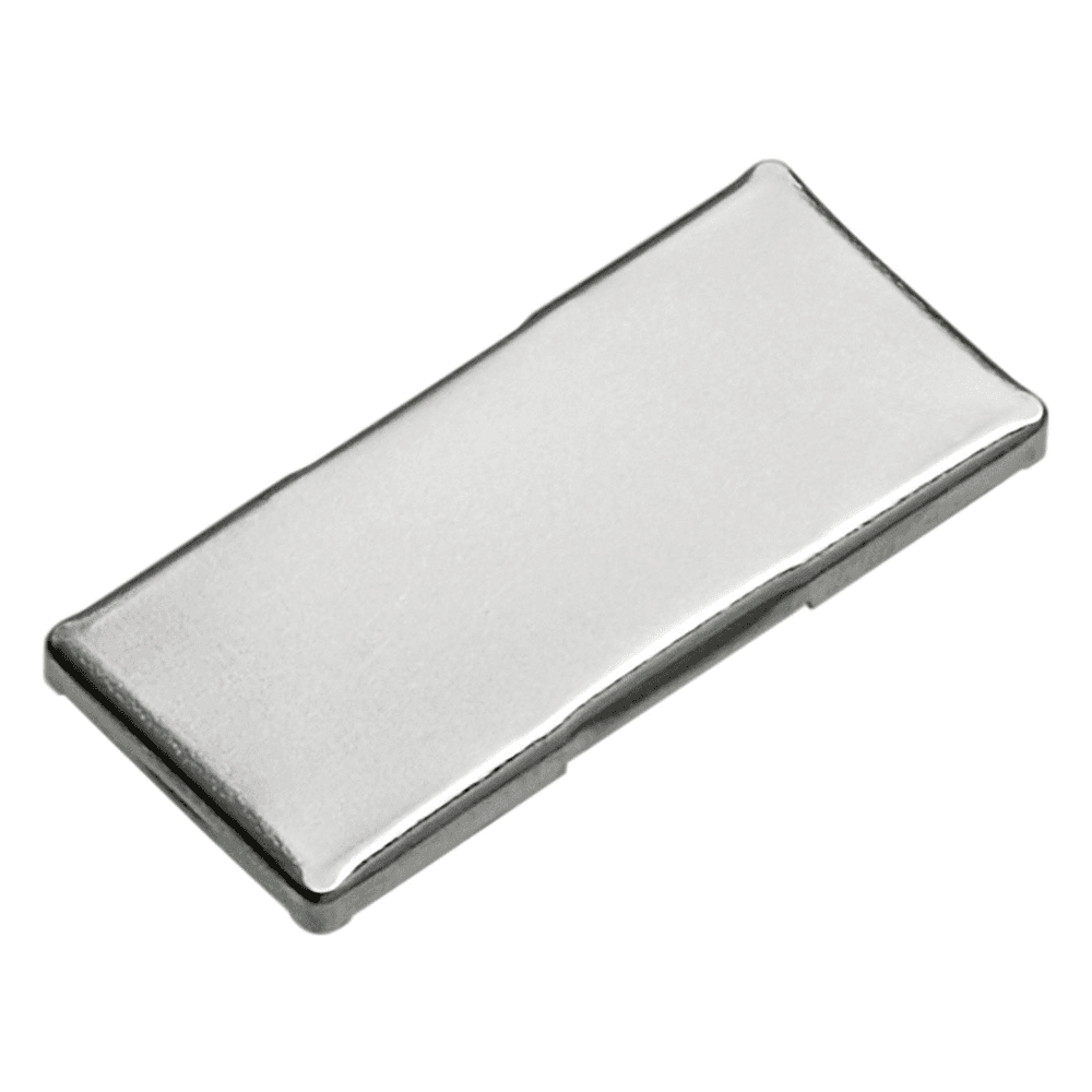 Clip Top 155° Opening Hinge Arm Plain Cover Cap for Zero Protrusion, Nickel-Plated