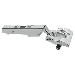 Clip Top 110° Opening Hinge, 45mm Bore Pattern, Free-Swinging, Full Overlay, Nickel-Plated, Inserta