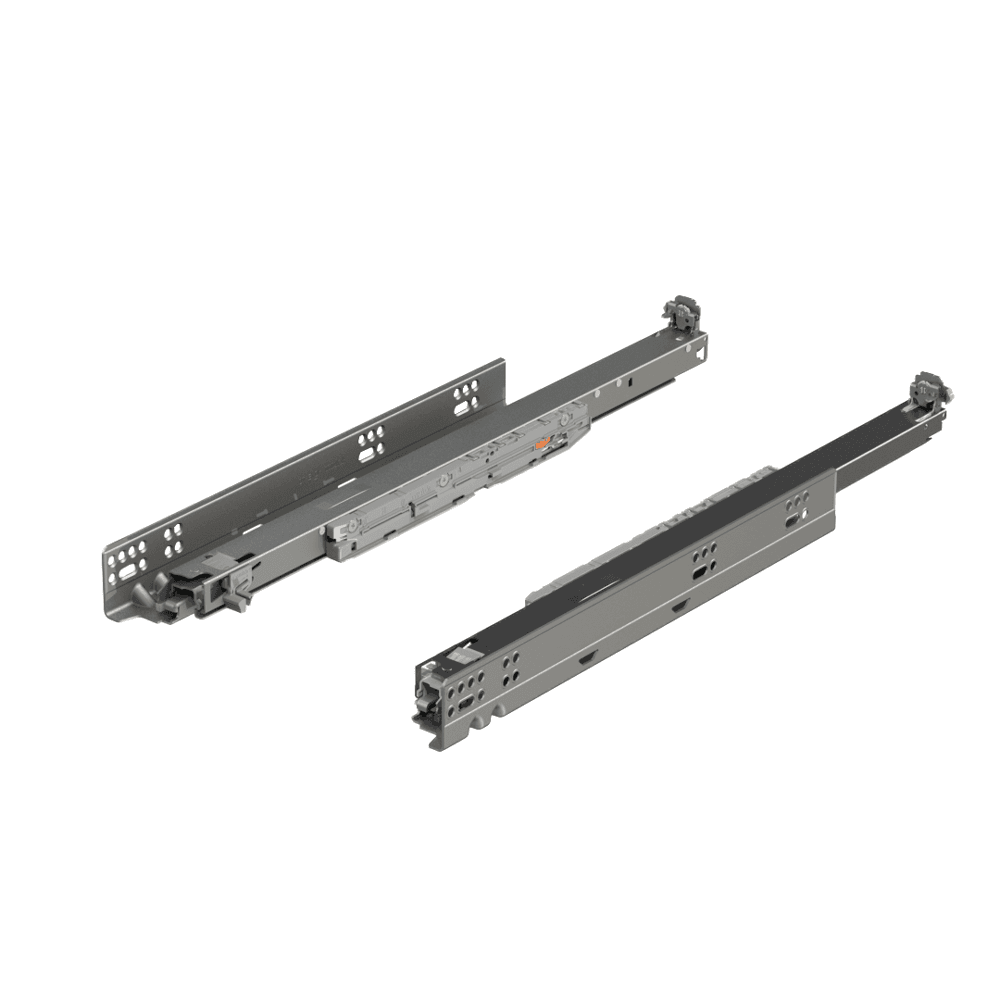 21" Movento 763 Undermount Drawer Slide for 5/8" Drawer Material, 125lb Capacity Full Extension with BLUMOTION Soft-Closing