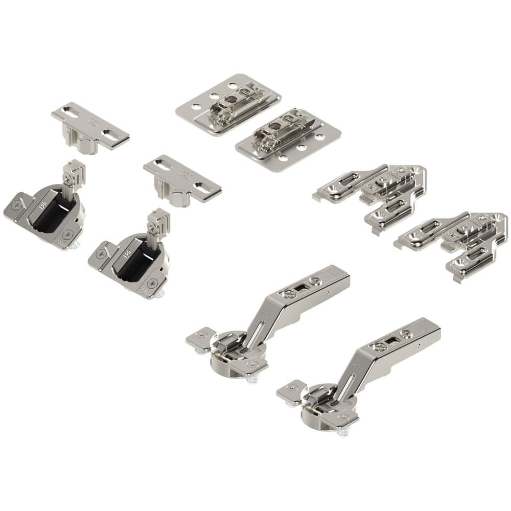 Aventos Wood Or Wide Aluminum Door Hardware Set For Large Overlay Face Frame