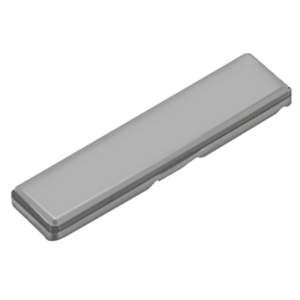 Clip Top Straight Arm Hinge Cover Cap for Thick Door Hinges, Black