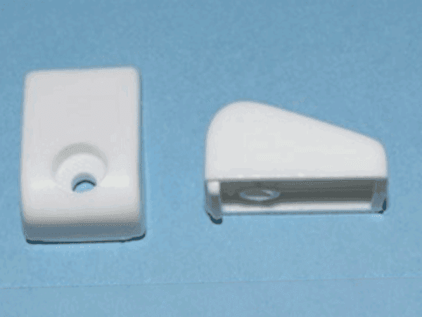 1/2" Drawer Bumper, White
