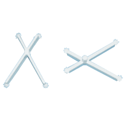 Plastic Shelf Hold Down with 5mm Peg, White Finish (1000/Box)
