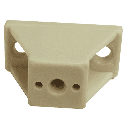 Drawer Slide Spacer, 1-1/4", Almond, 500/Box