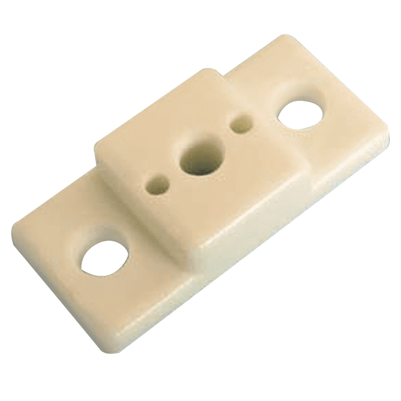 Drawer Slide Spacer, 3/8", White, 50/Box