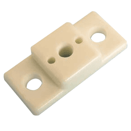 Drawer Slide Spacer, 3/8", White, 50/Box