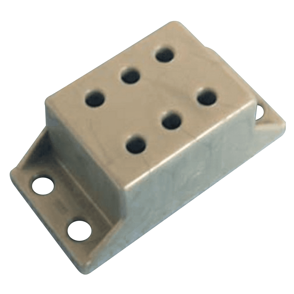 Spacer for Under-Mount Drawer Slide, 1-1/4", Silver, 100/Box