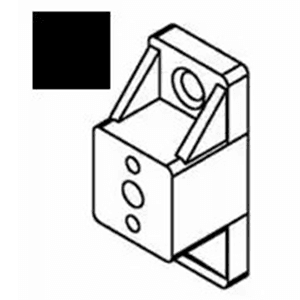 3/4" Drawer Slide Spacer, Black