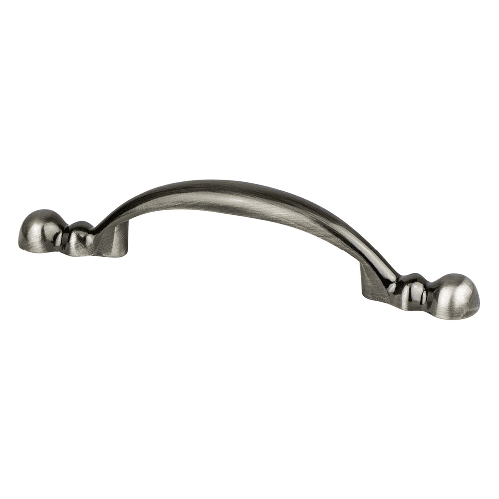 3" Advantage Plus-2 Rounded End Pull, Brushed Black Nickel, 5-1/4" Length