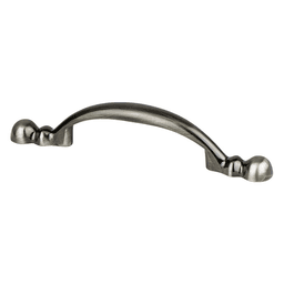 3" Advantage Plus-2 Rounded End Pull, Brushed Black Nickel, 5-1/4" Length