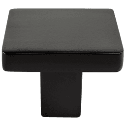 1-1/8" Advantage-1 Square Knob, Matte Black