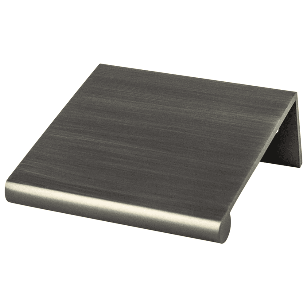 1-1/4" Bravo Finger Pull, Graphite, 1-3/4" Length